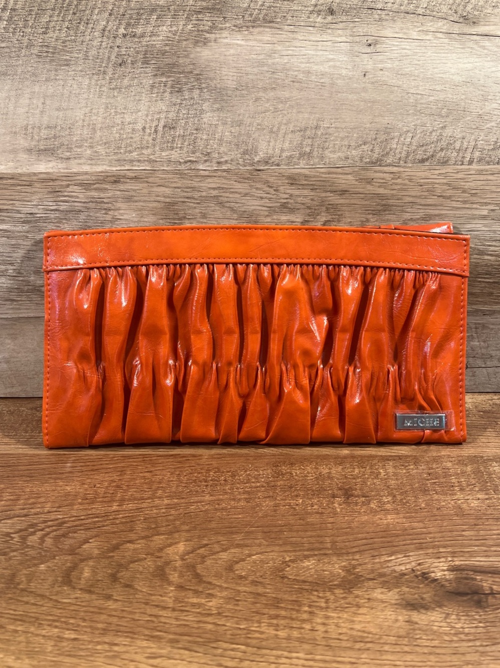 Miche Sheila Classic Shell Burnt Orange Ruched Handbag Cover